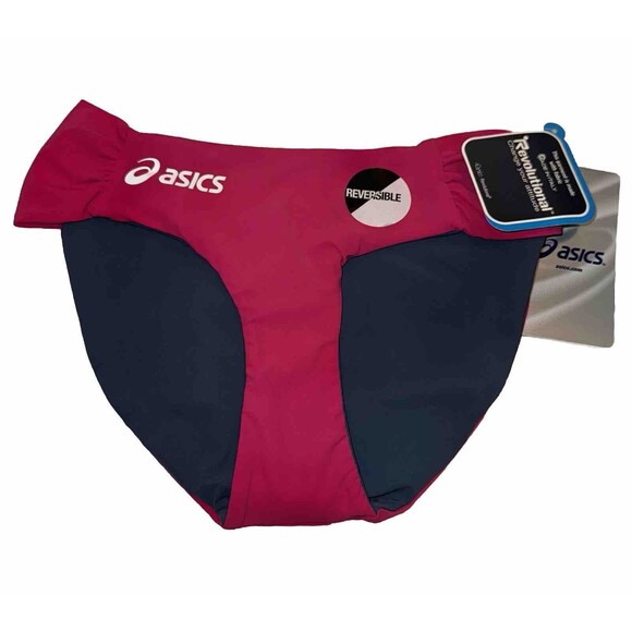 ASICS Other - Asics Keli Reversible Bikini Bottom Blue/Pink NWT Sz M $48 MSRP